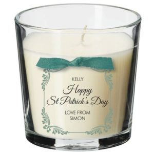 Personalised Candle - St Patrick's Day